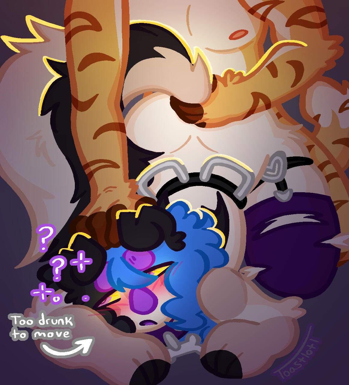 Shaded fullbody (2 characters)